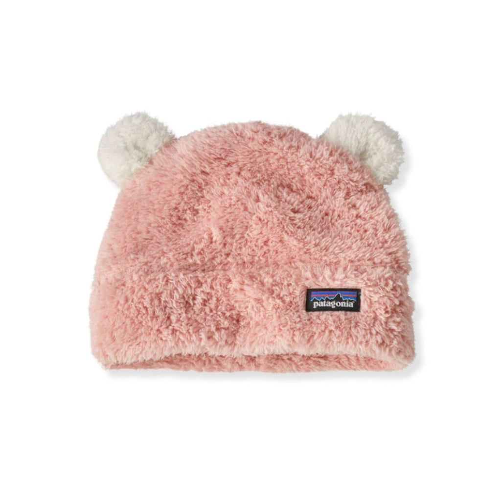 baby girls pink winter hat with ears