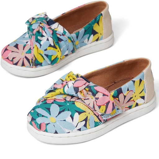 Toms Shoes Multi Giant Flower Bow Toms Classic – BellaBoo