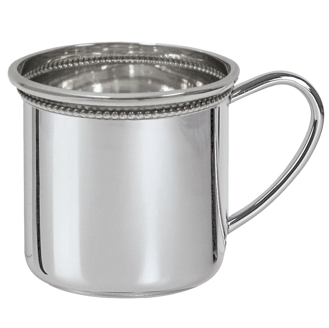 Beaded Cambridge Sterling Baby Cup