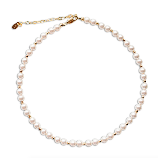 Brynn 14K Gold Plated Sterling Silver And Freshwater Pearl Beaded Necklace