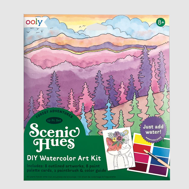 Scenic Hues D.I.Y. Watercolor Art Kit - Forest Adventure