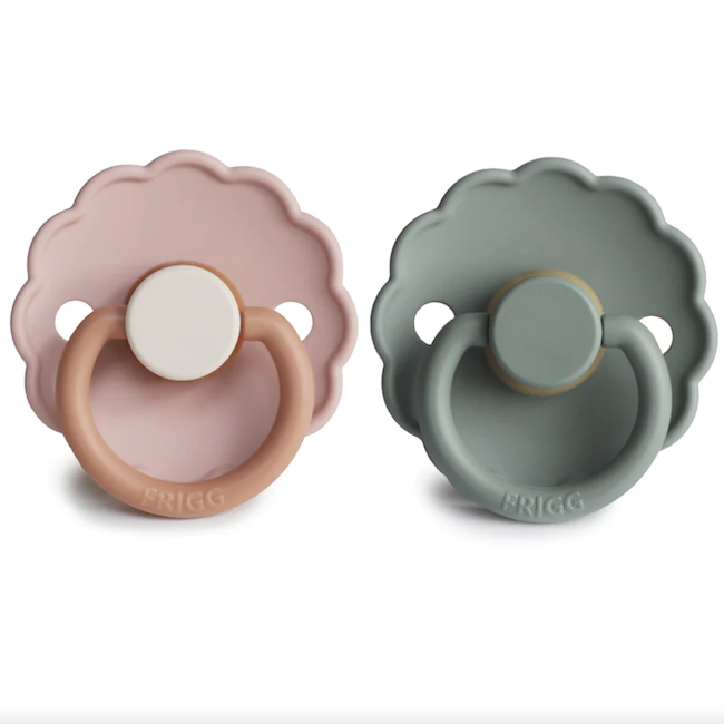 Frigg Daisy Natural Rubber Baby Pacifier - 2 Pack