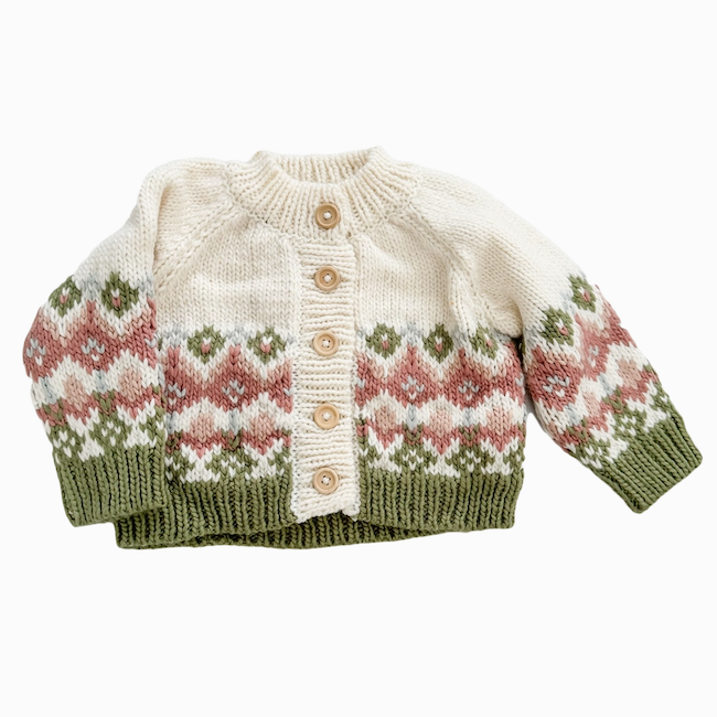 Fairisle Knit Cardigan