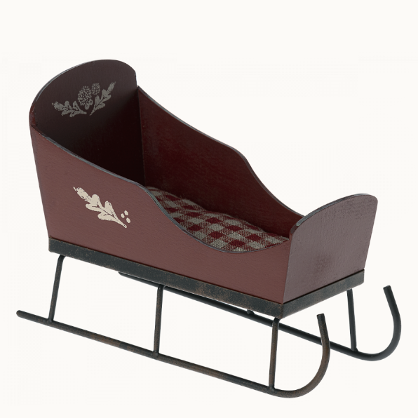Sleigh, Mini - Red