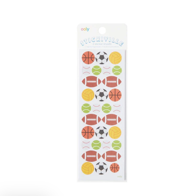 Stickiville Sports Balls Stickers