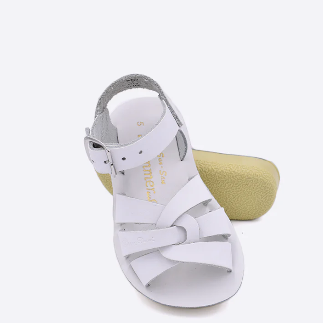 Salt Water White Swimmer Sandal