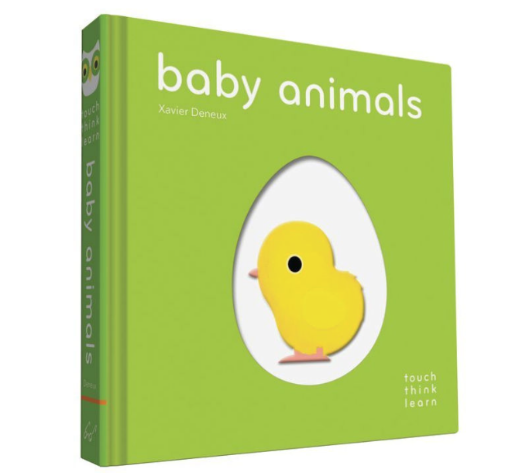 Touch Think Learn Baby Animals Book By Xavier Deneux