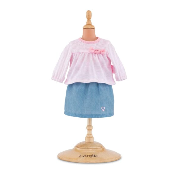 Top & Skirt for 12" Baby Doll
