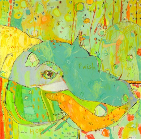 Ep - Po Hippo 14X14