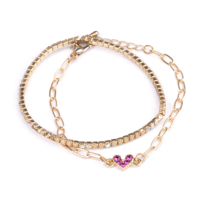 Boutique Chic Linked with Love Bracelet