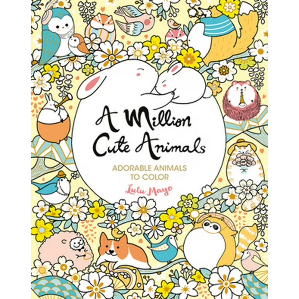 A Million Cute Animals Coloring Book