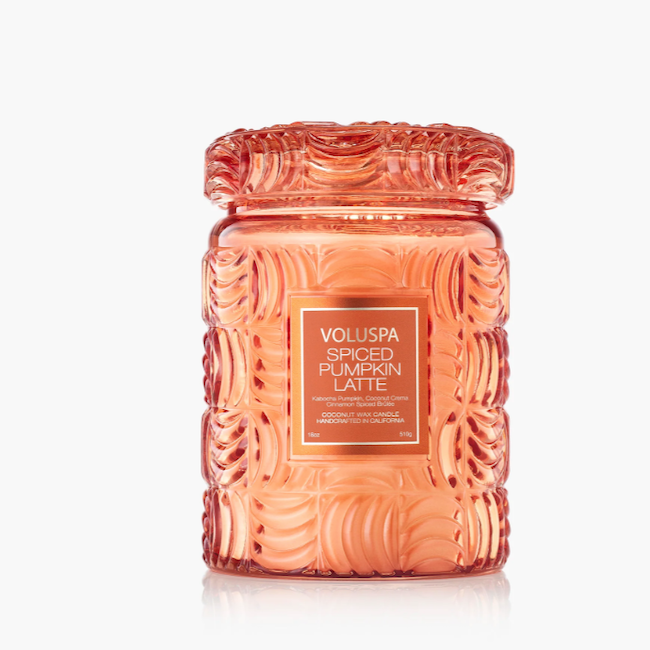 Spiced Pumpkin Latte Candle Large Jar 18Oz