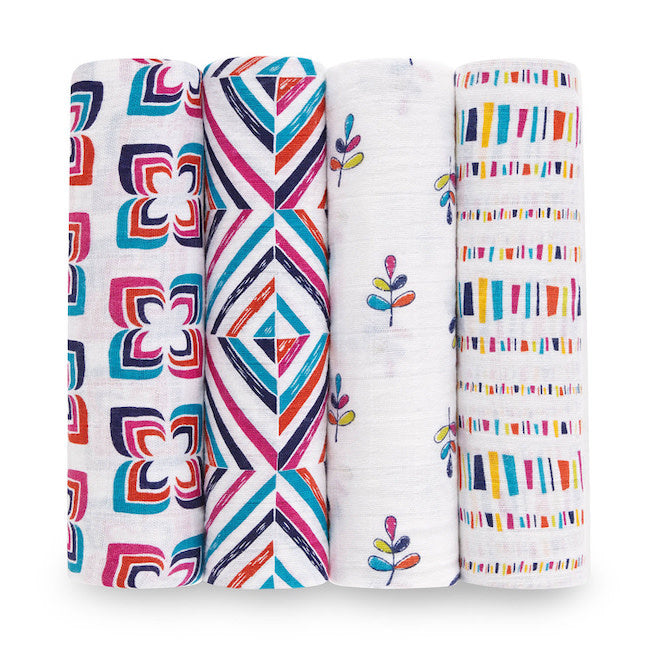 Aden & Anais Flip - Side 4 Pack Classic Swaddles
