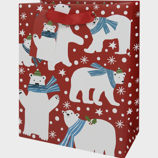 Beary Merry Medium Gift Bag
