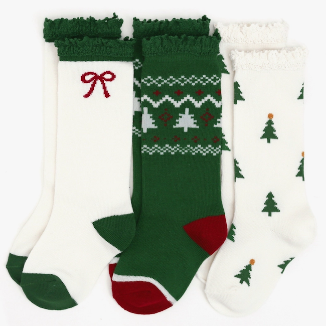 Tree Farm Knee High Socks 3 - Pack