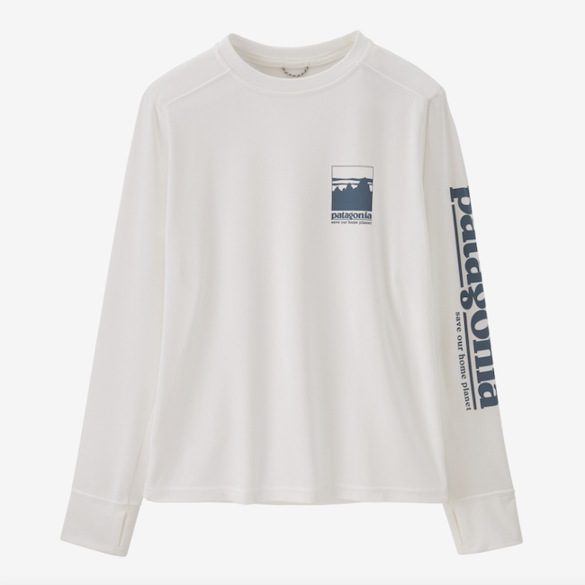 Kids' Long-Sleeved Capilene Silkweight UPF T-Shirt Alpine Icon Size XS (5-6)