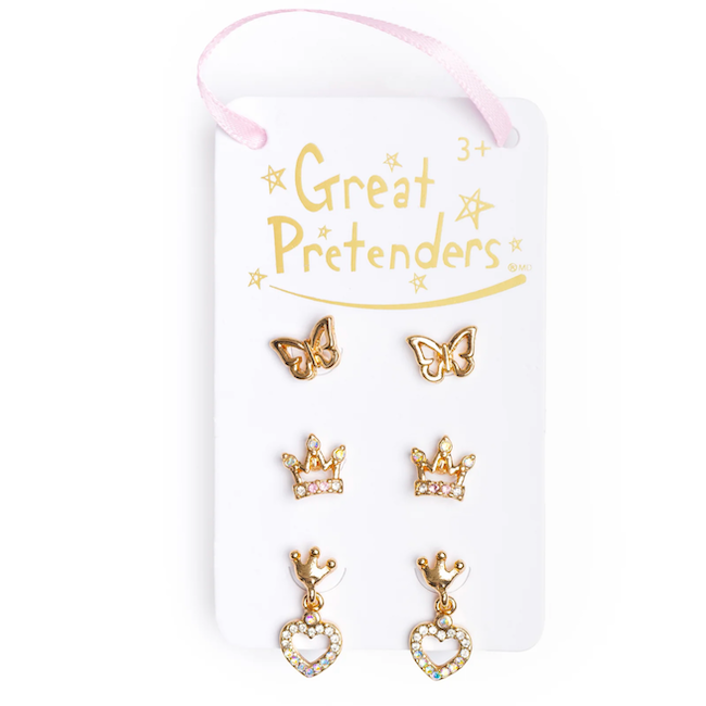 Boutique Royal Crown Studded Earrings