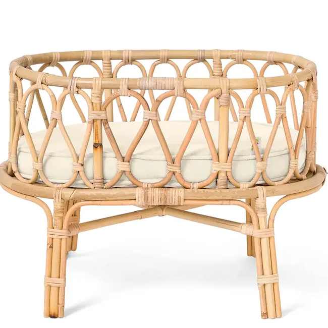 Poppie Crib with White Mattress