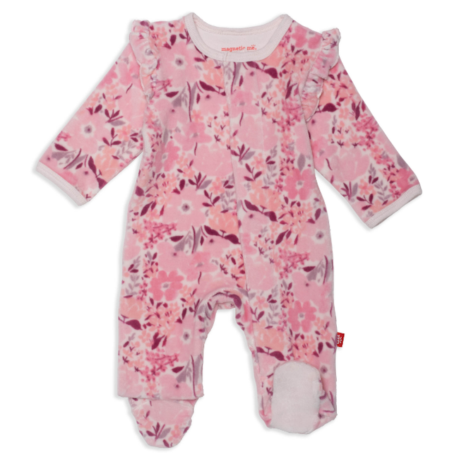 Chloe Velour Magnetic Footie
