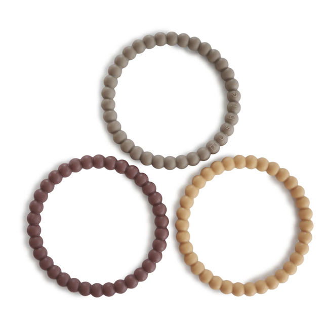 Pearl Teething Bracelet Set Of 3