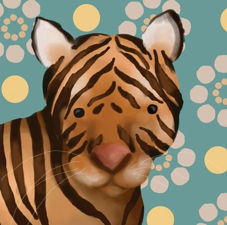 Aaron The Tiger 10X10