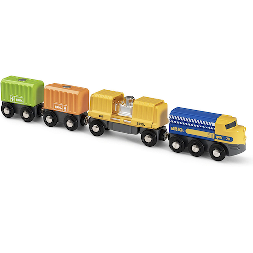 Three Wagon Cargo Train