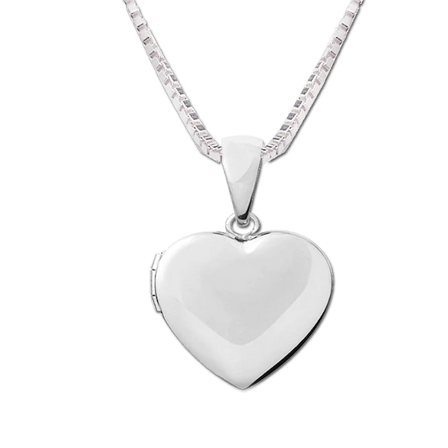 Sterling Silver Children's Heart Necklace