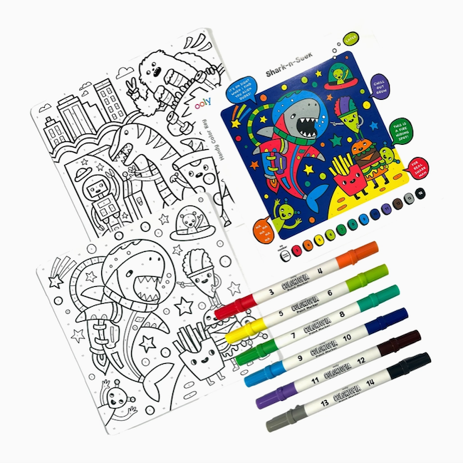 Colortopia Color By Number Paint Marker Kit