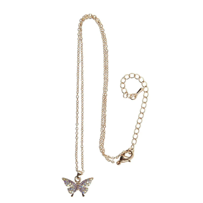 Boutique Butterfly Gem Necklace