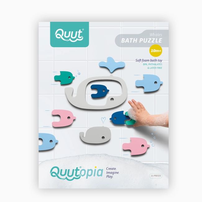 Quut Bath Puzzle - Bath Time Is Even More Fun! - Whales