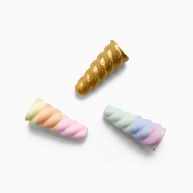 Rainbow Unicorn Horn Sidewalk Chalk - 3 Pack