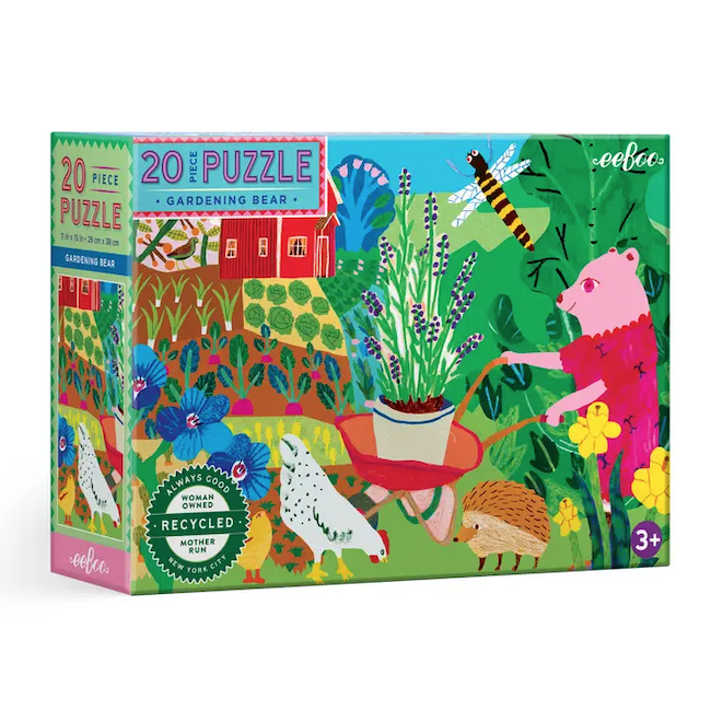 Gardening Bear 20 Piece Puzzle