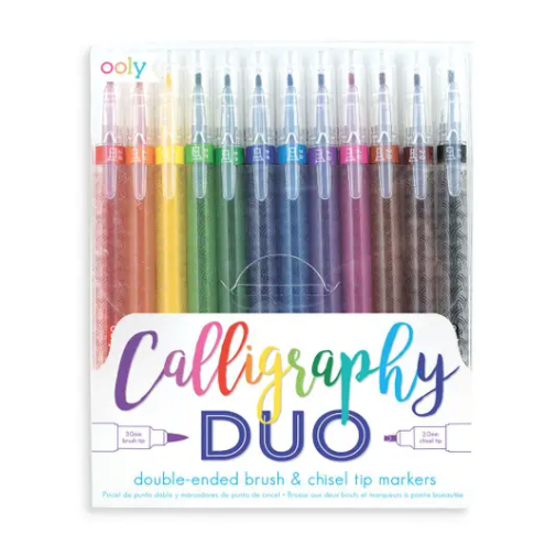 Calligraphy Duo Chisel And Brush Tip Markers