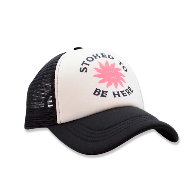 Stoked To Be Here Trucker Hat