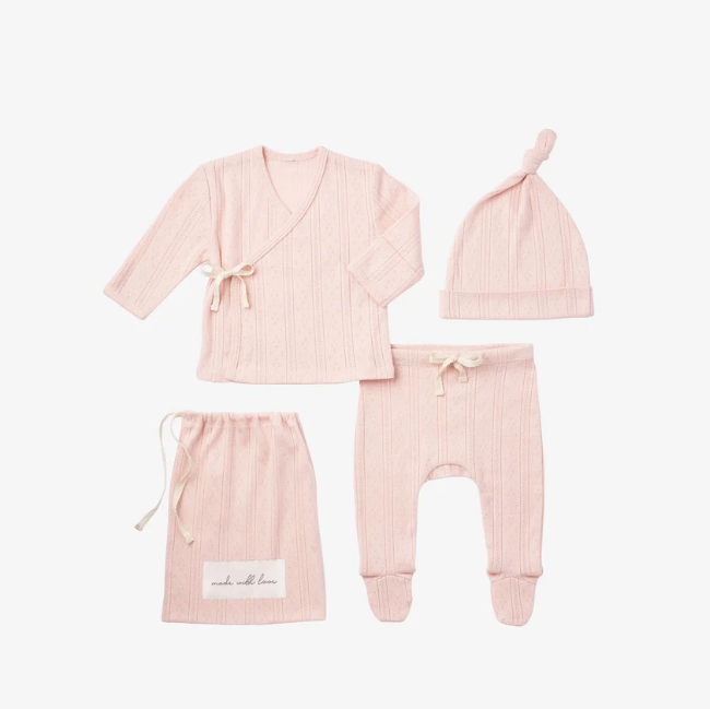 Pointelle Layette Gift Set