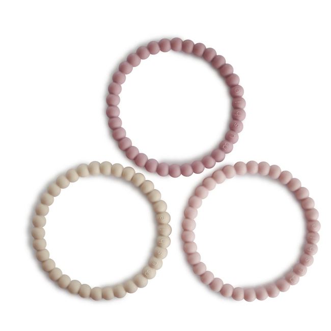 Pearl Teething Bracelet Set Of 3