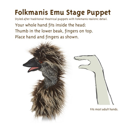 Emu Stage Puppet