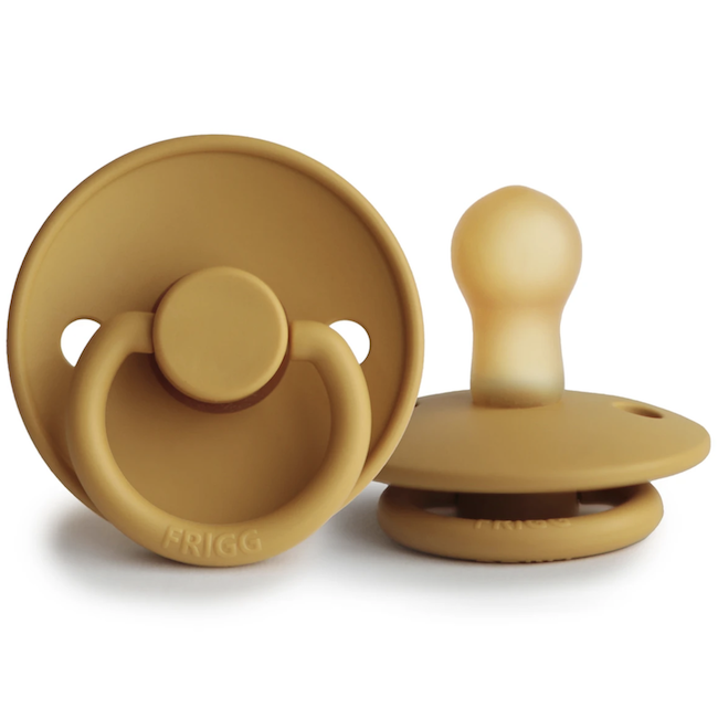 Frigg Natural Rubber Pacifier - Honey Gold