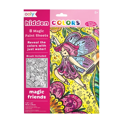 Hidden Colors Magic Paint Sheets - Magic Friends