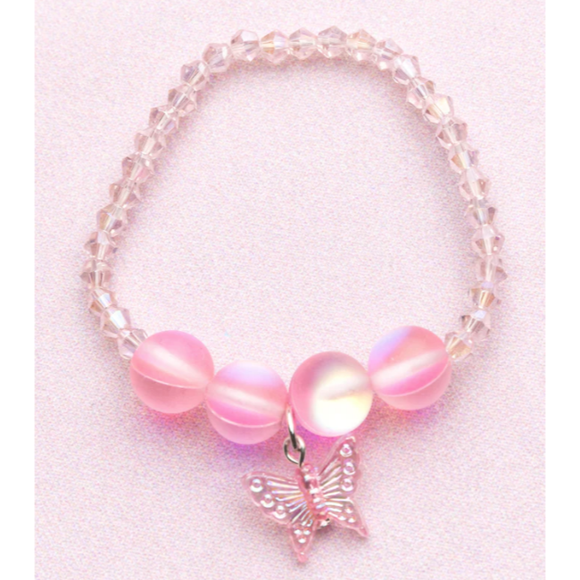 Boutique Holo Pink Crystal Bracelet