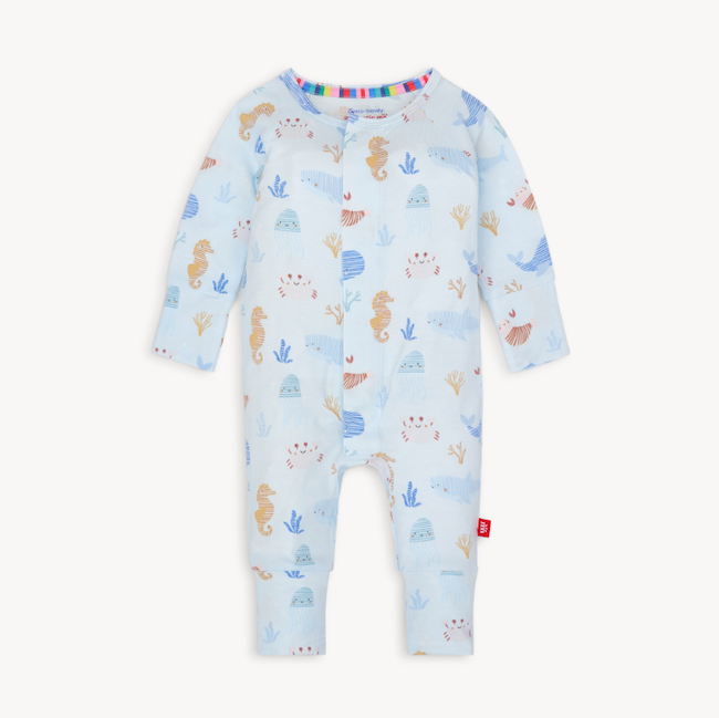 Deep Sea Jubilee Modal Magnetic Grow with Me Convertible Coverall