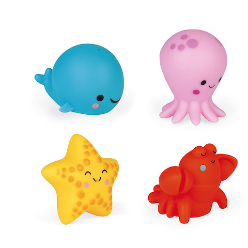4 Sea Animals Squirties