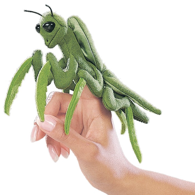 Mini Praying Mantis Finger Puppet