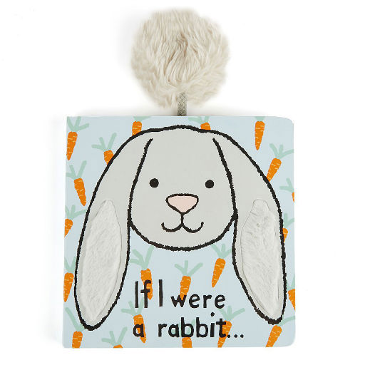 If I Were A Rabbit Board Book - Blue