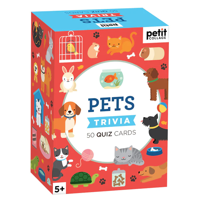 Pets Trivia 50 Quiz Cards