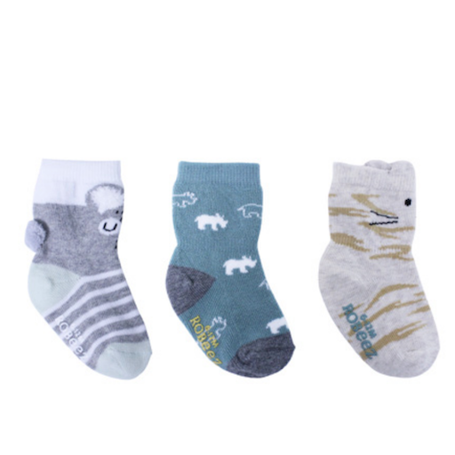 Kaelin Grey Socks - 3 Pack