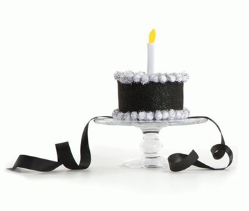 Trumpette Black Birthday Cake Hat