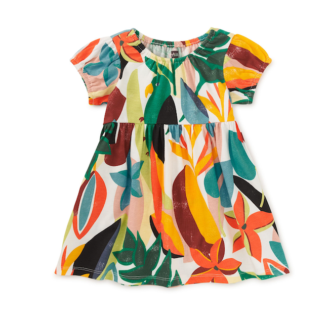 Puff Sleeve Empire Dress