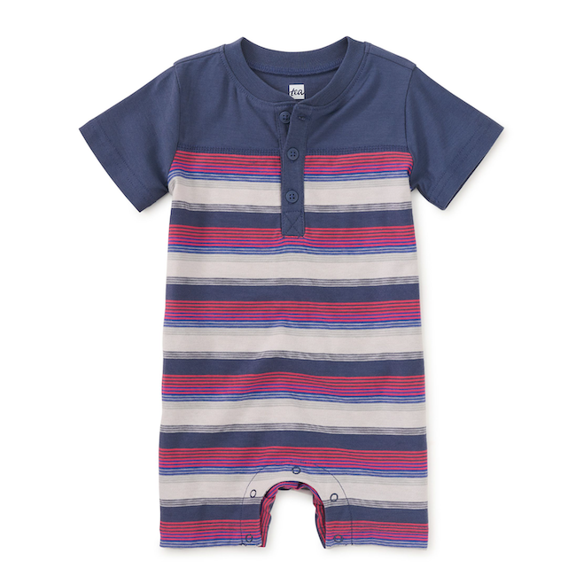 Henley Baby Romper