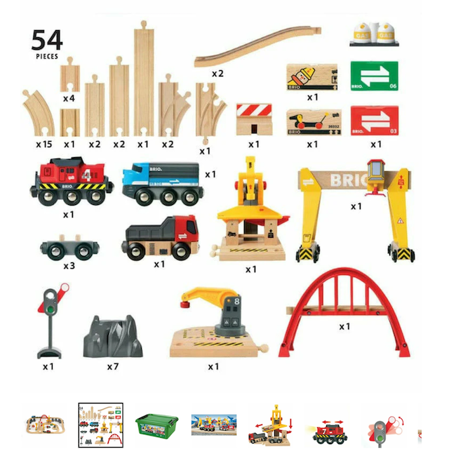 Cargo Railway Deluxe Set